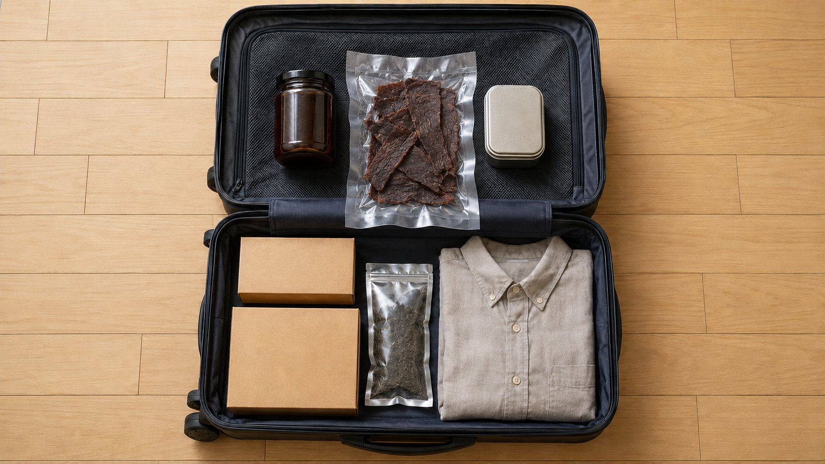 お土産でいちばんトラブルになりやすいのは、悪気のない「肉」。持ち込み規制の基本(イメージ)